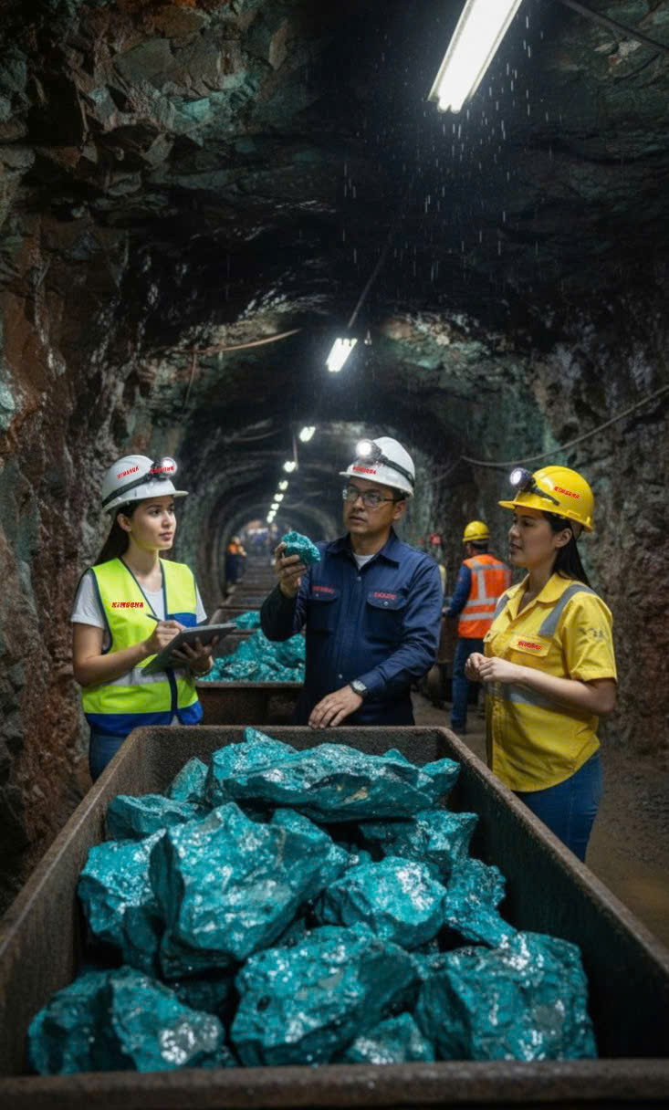 KHAI THÁC HẦM LÒ CHO QUẶNG ĐỒNG:  PHƯƠNG PHÁP HIỆU QUẢ CHO MỎ SÂU